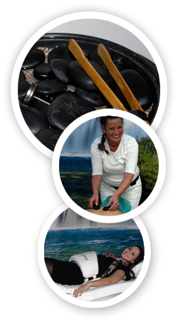Wellness-Massage in Ihrem Beija-Flor Kosmetikstudio Hot-Stones-Massage